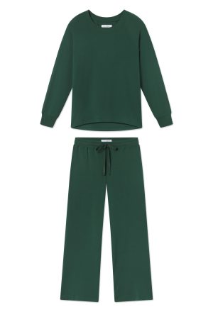 Relax Pants Set in Trekking Green