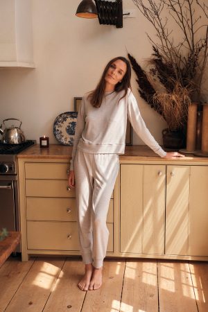 Relax Jogger Set in Heather Gray