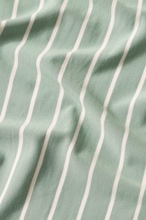 DreamModal Kimono Pajama Set in Boxwood Vertical Stripe