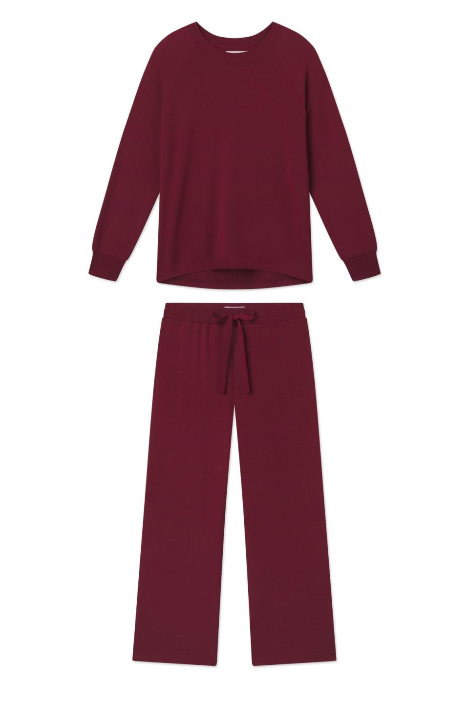 Relax Pants Set in Burgundy